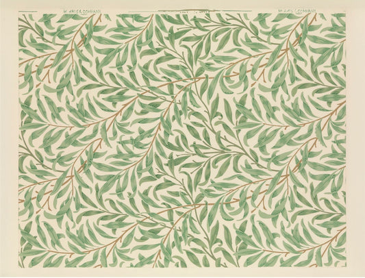 Willow Bough Vintage Floral Pattern Jigsaw Puzzle by William Morris