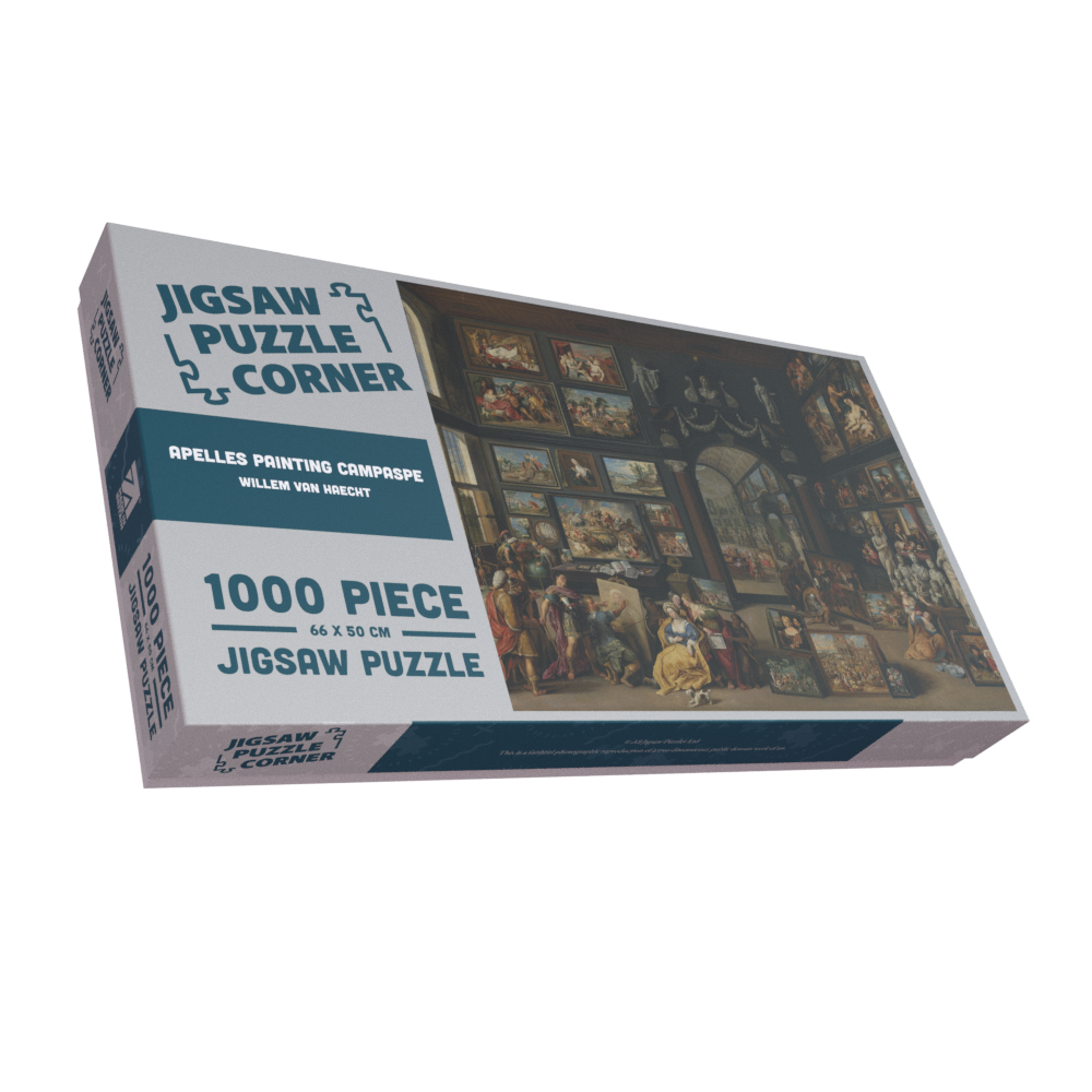 Apelles painting Campaspe by Willem van Haecht 1000 or 500 Piece Jigsaw Puzzle