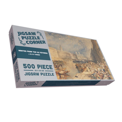 J.M.W. Turner - Nantes from the Ile Feydeau 1000 or 500 Piece Jigsaw Puzzle