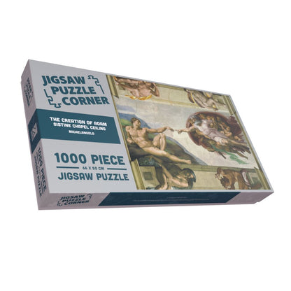 The Creation of Adam - Sistine Chapel Ceiling - Michelangelo 1000 or 500 Piece Jigsaw Puzzle