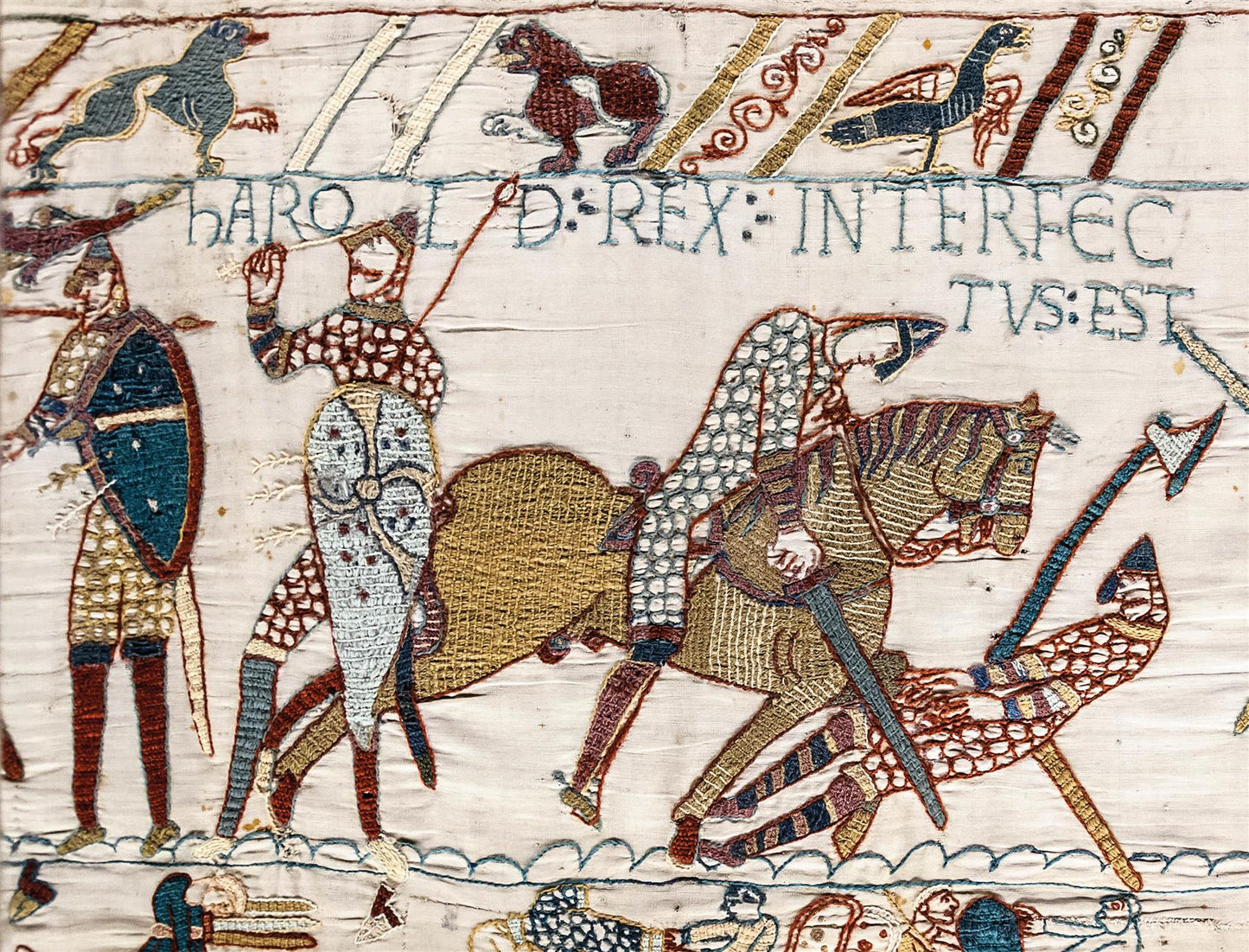 Bayeux Tapestry: Scene 57 – Death of King Harold Jigsaw Puzzle