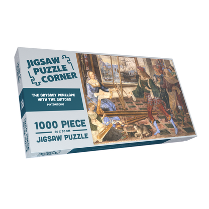 The Odyssey: Penelope with the Suitors by Pintoricchio Jigsaw Puzzle