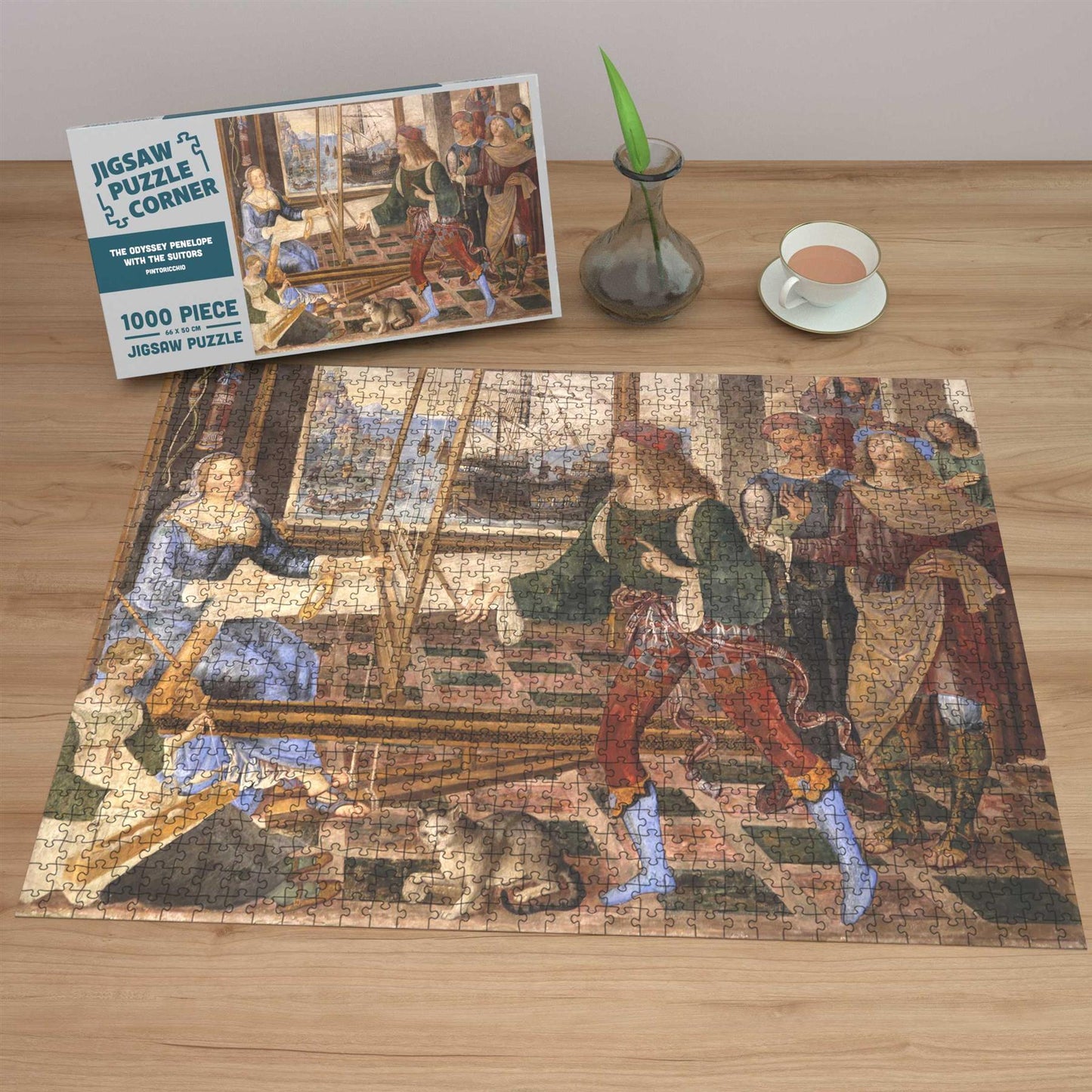 The Odyssey: Penelope with the Suitors by Pintoricchio Jigsaw Puzzle