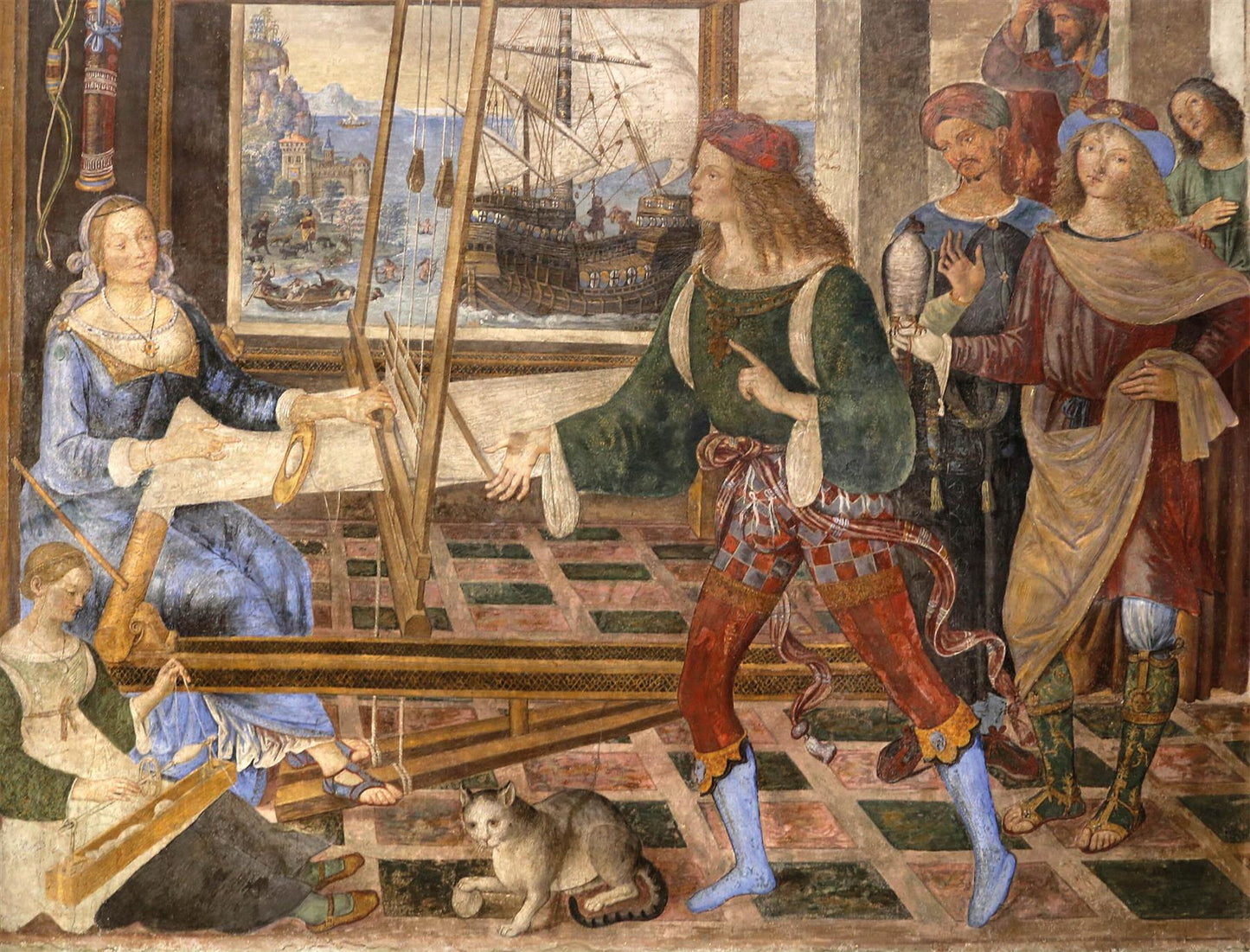 The Odyssey: Penelope with the Suitors by Pintoricchio Jigsaw Puzzle