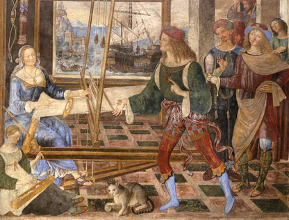 The Odyssey: Penelope with the Suitors by Pintoricchio Jigsaw Puzzle