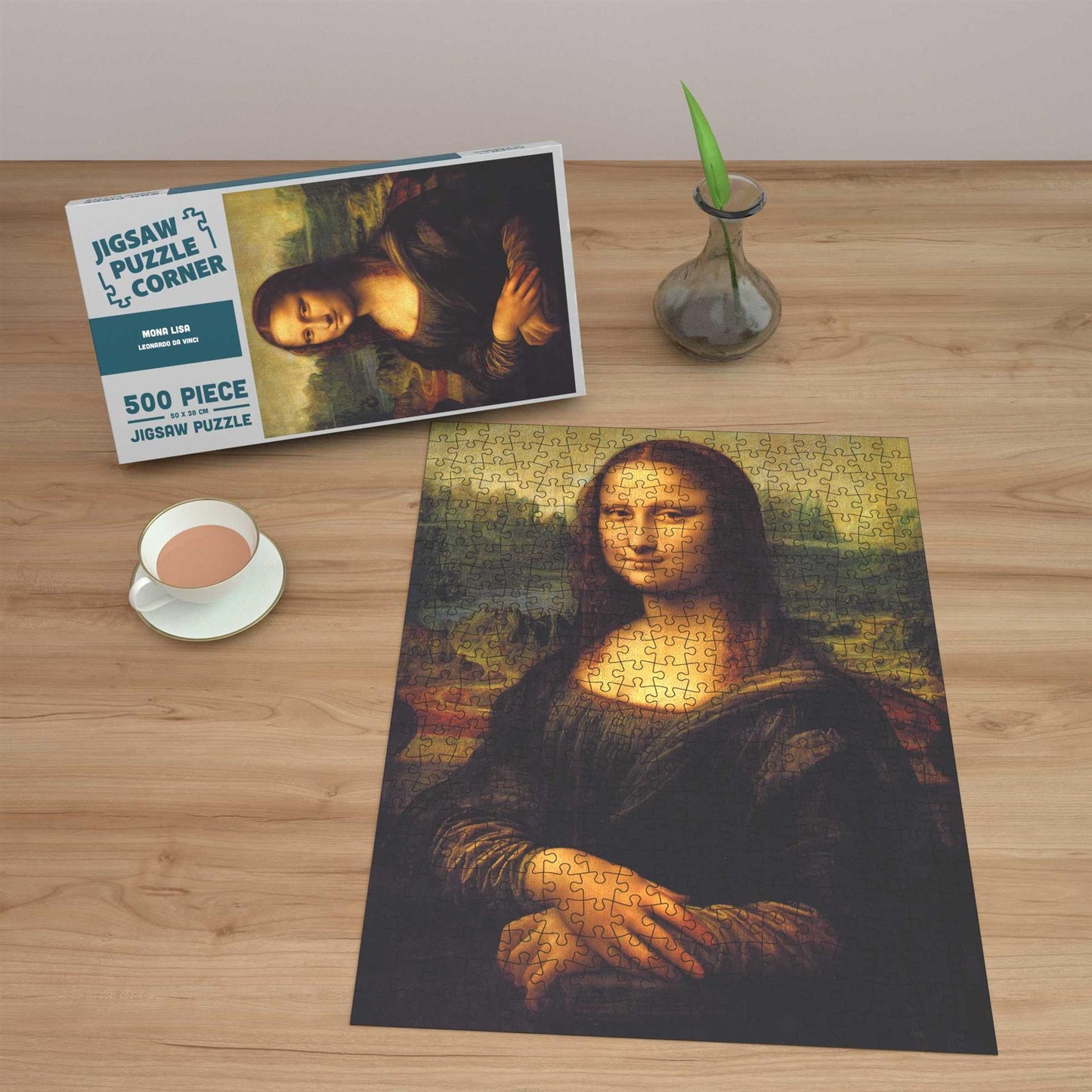 Mona Lisa by Leonardo da Vinci Fine Art Jigsaw Puzzle