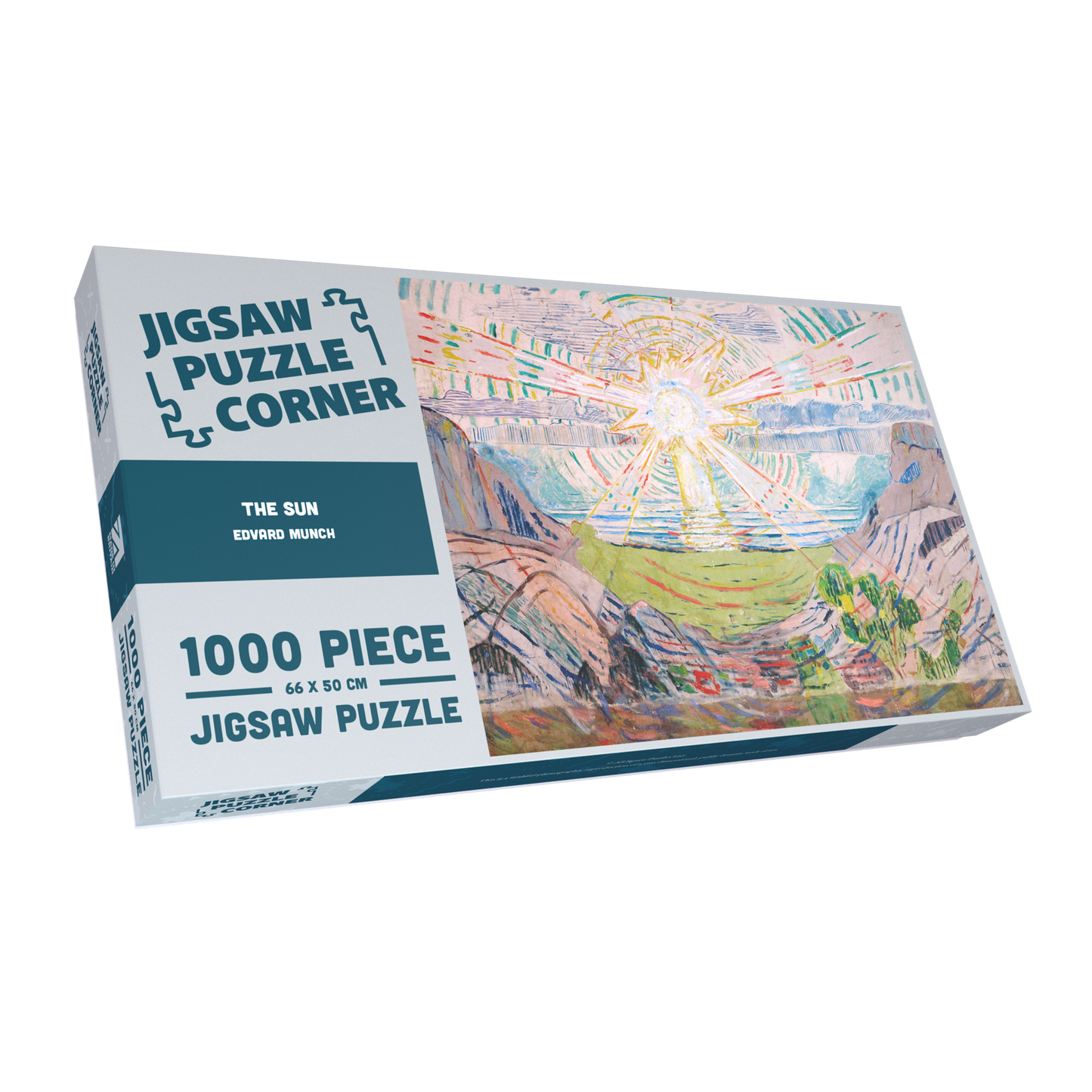 The Sun by Edvard Munch Fine Art Jigsaw Puzzle