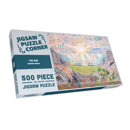 The Sun by Edvard Munch Fine Art Jigsaw Puzzle