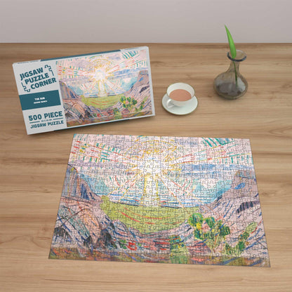The Sun by Edvard Munch Fine Art Jigsaw Puzzle