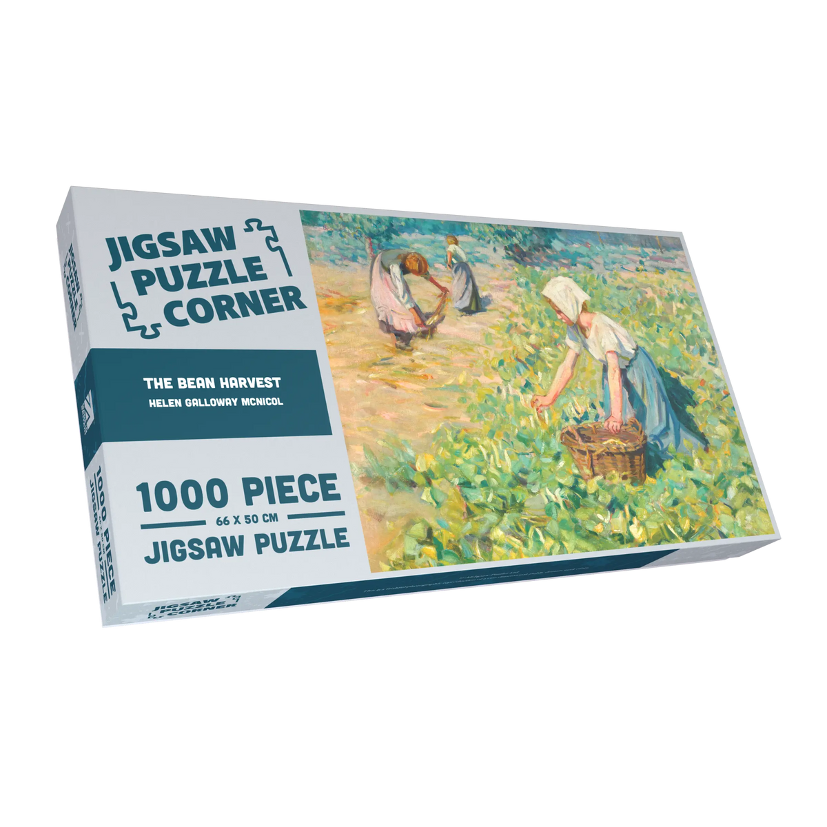 The Bean Harvest Jigsaw Puzzle - Helen Galloway McNicoll