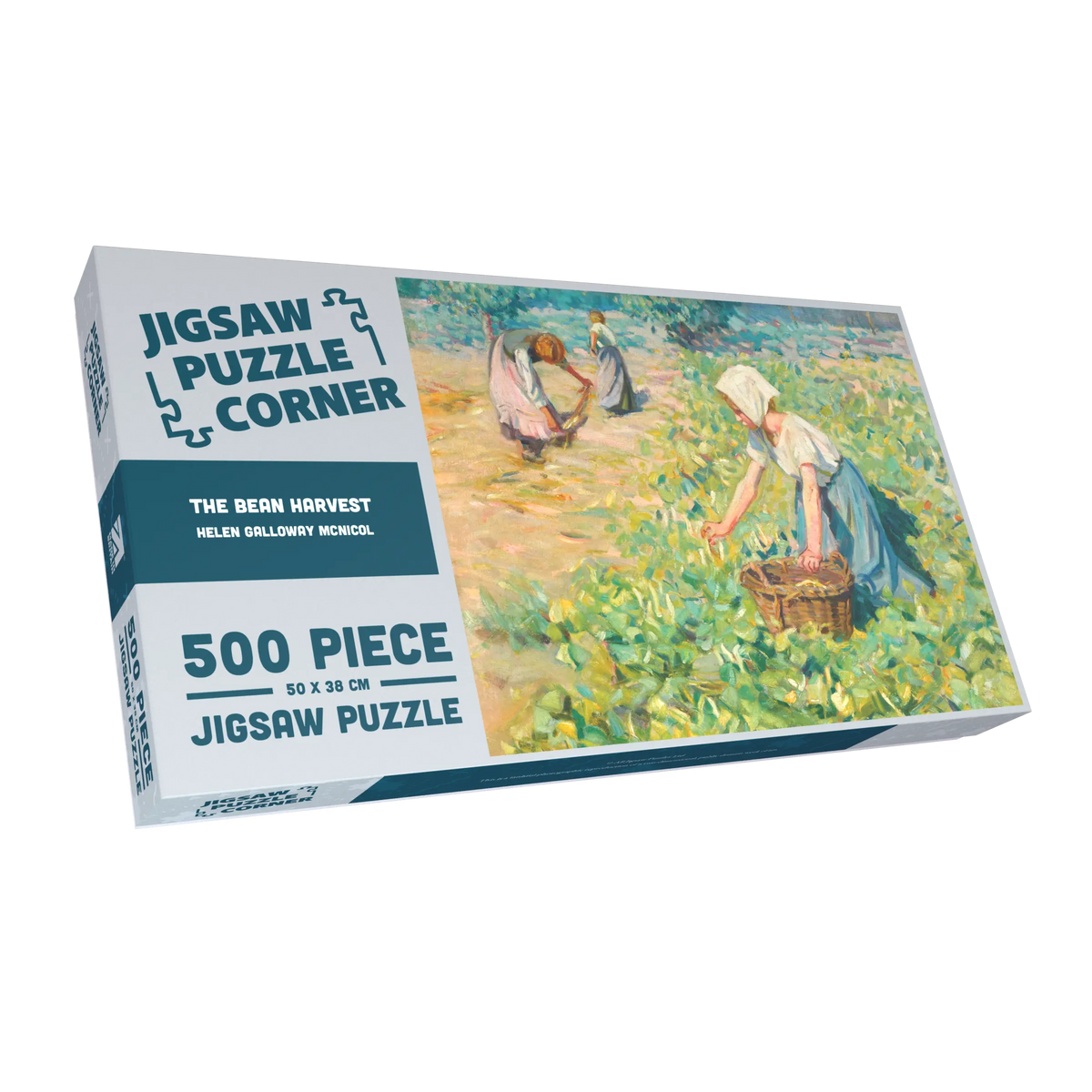 The Bean Harvest Jigsaw Puzzle - Helen Galloway McNicoll