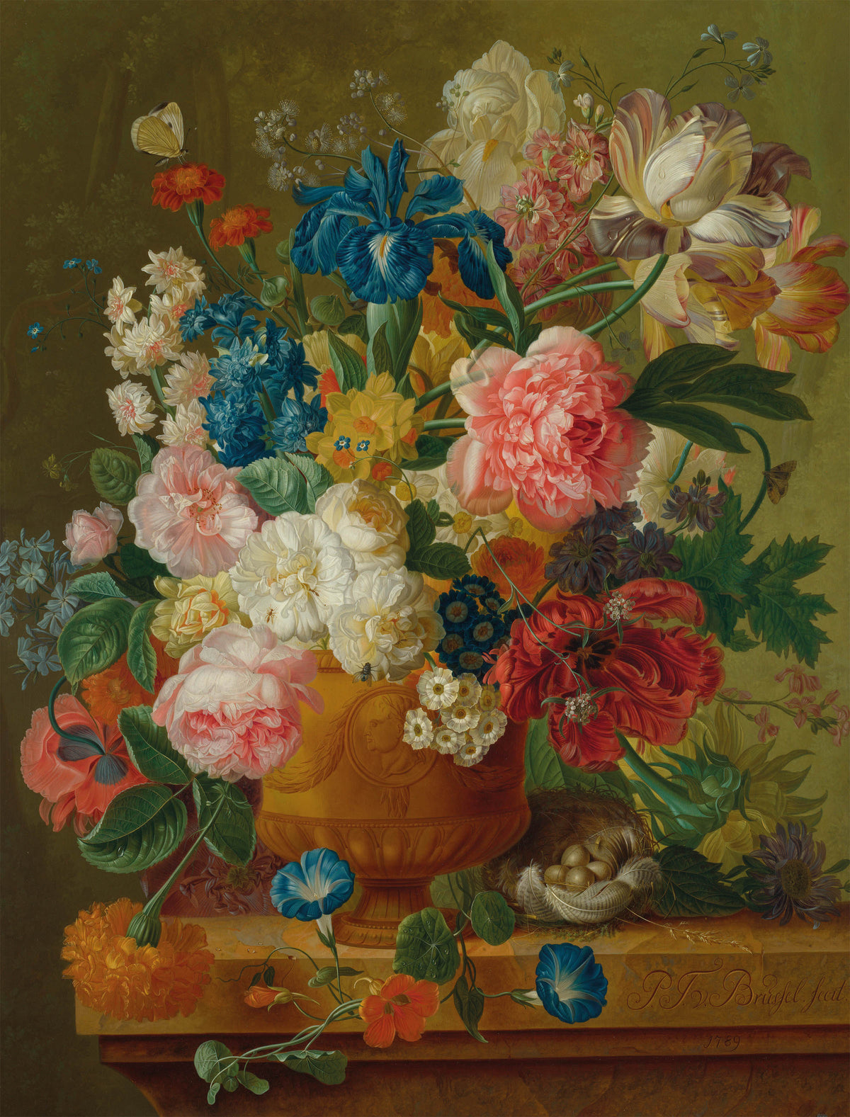 Flowers in a Vase Jigsaw Puzzle - Paulus van Brussel
