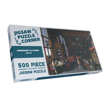 Cognoscenti in a Room Jigsaw Puzzle - Fine Art