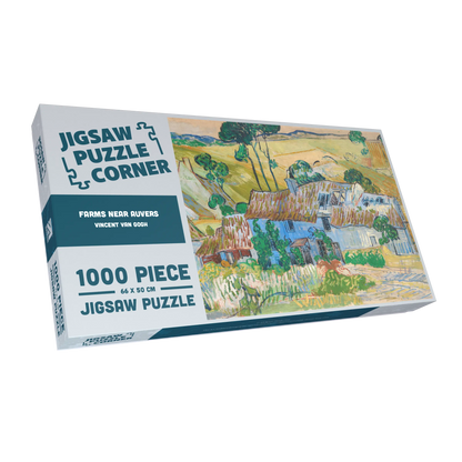Farms near Auvers Jigsaw Puzzle - Vincent van Gogh