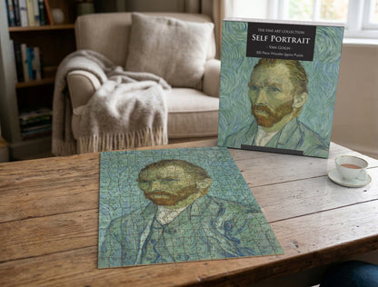 Self Portrait by Vincent van Gogh 300 Piece Wooden Jigsaw Puzzle