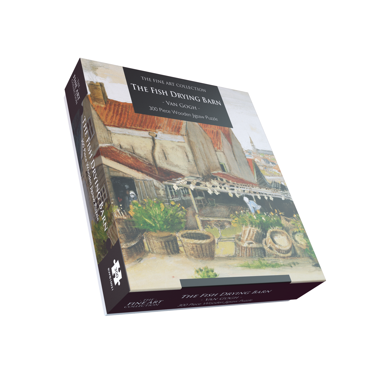 The Fish Drying Barn by Van Gogh 300 Piece Wooden Jigsaw Puzzle