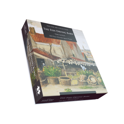 The Fish Drying Barn by Van Gogh 300 Piece Wooden Jigsaw Puzzle