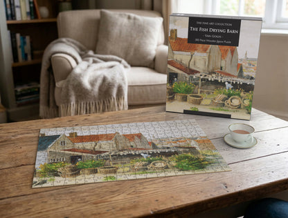 The Fish Drying Barn by Van Gogh 300 Piece Wooden Jigsaw Puzzle