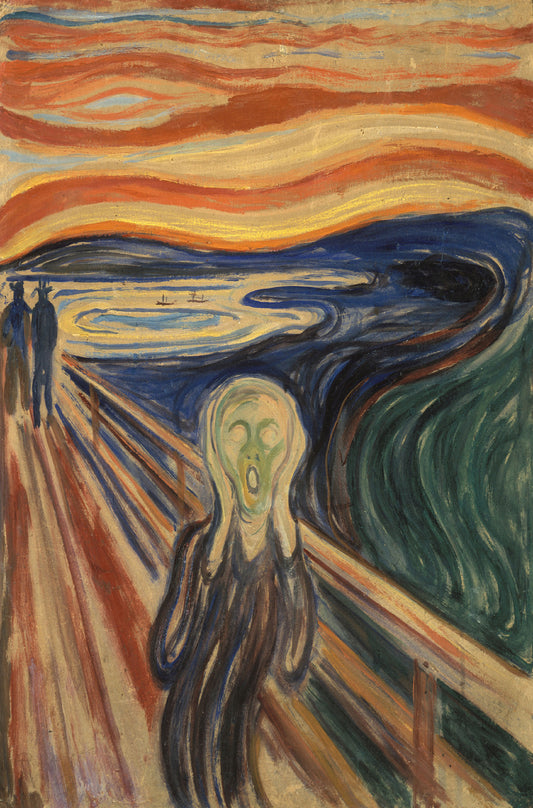 The Scream by Edvard Munch 300 Piece Wooden Jigsaw Puzzle