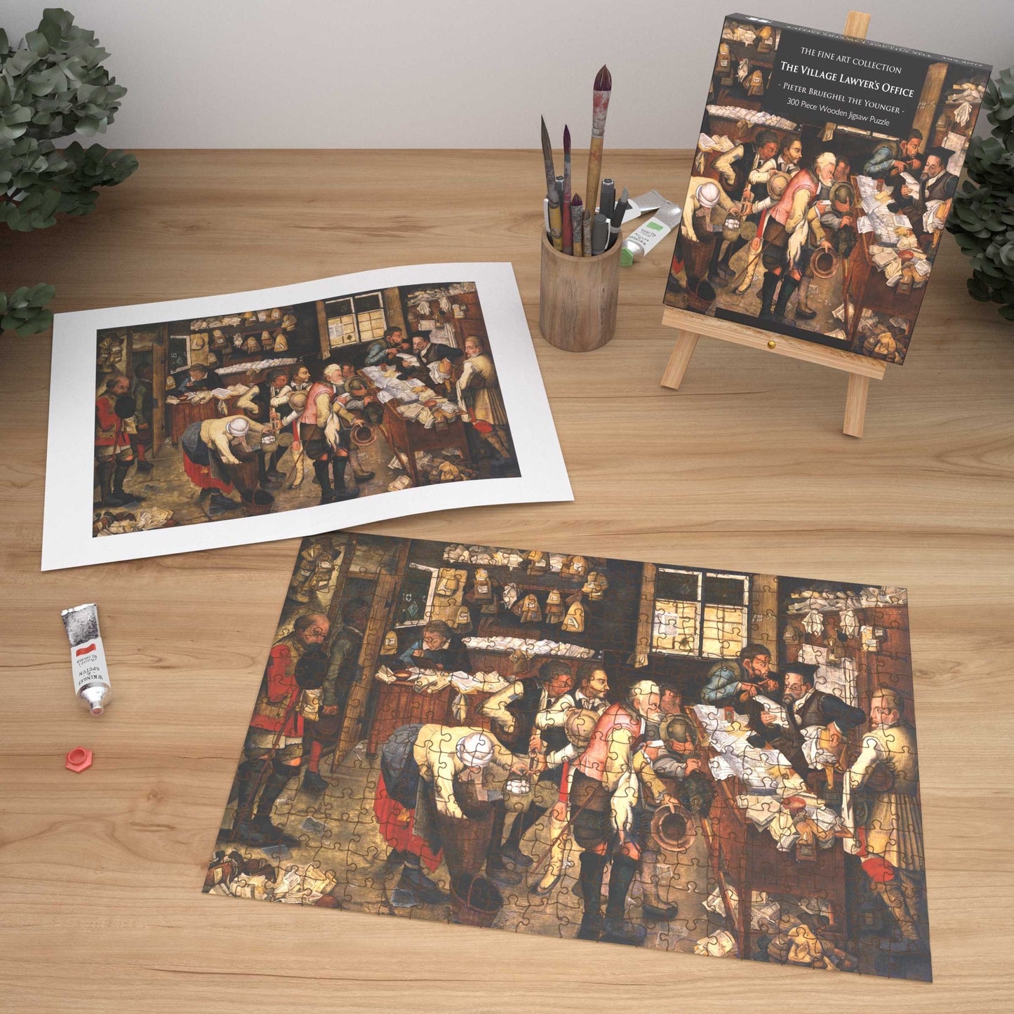 The Village Lawyer's Office 300 Piece Wooden Jigsaw Puzzle
