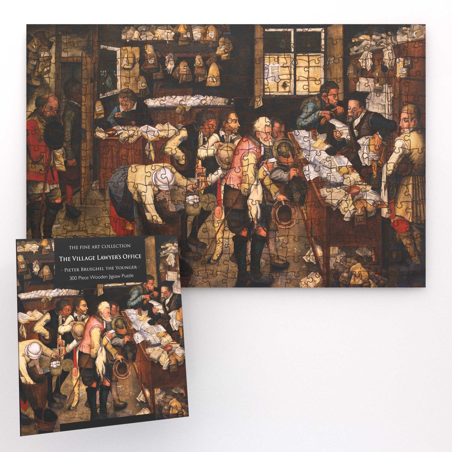 The Village Lawyer's Office 300 Piece Wooden Jigsaw Puzzle