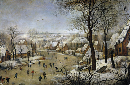 Winter Landscape with a Bird Trap - 300 Piece Wooden Jigsaw Puzzle