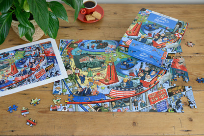 PRE-ORDER 2025 According to Blower 1000 or 300 Piece Jigsaw Puzzle
