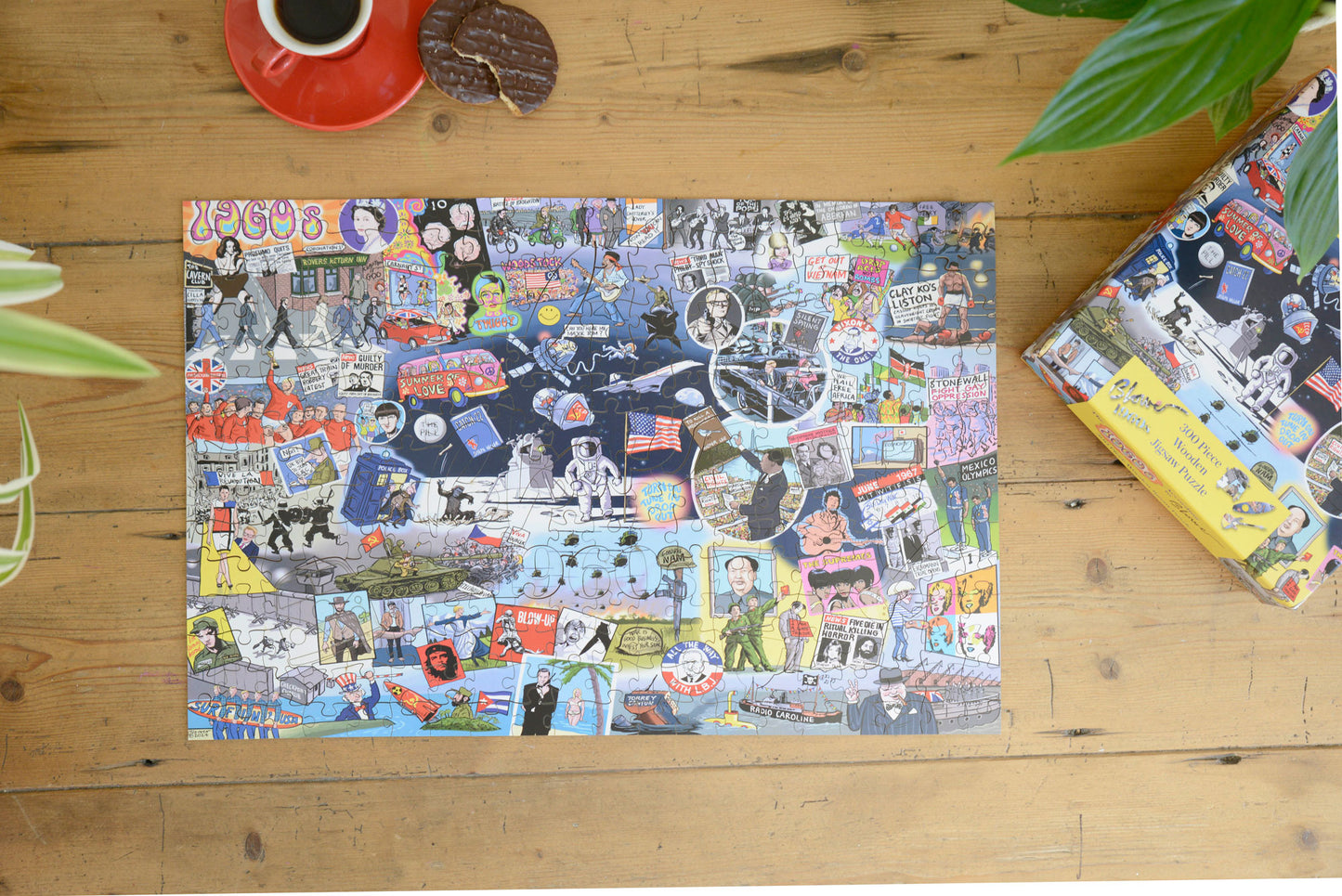 The Telegraph 1960s According to Blower 1000 or 300 Piece Jigsaw Puzzle