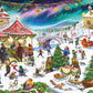 Christmas Village Fair - Rudolf Farkas 300 Piece Wooden Jigsaw Puzzle