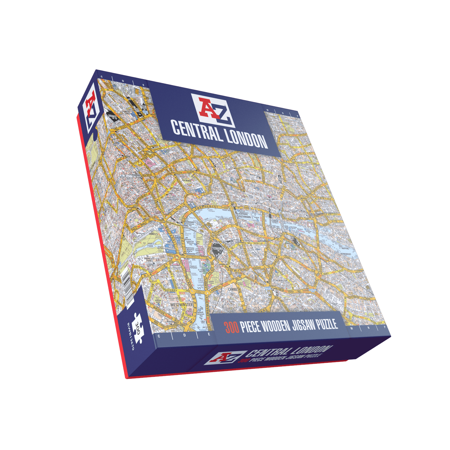 A-Z Map of London 1000 or 300 Piece Jigsaw