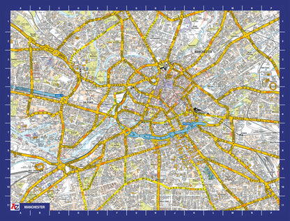 A-Z Map of Manchester 1000 or 300 Piece Jigsaw