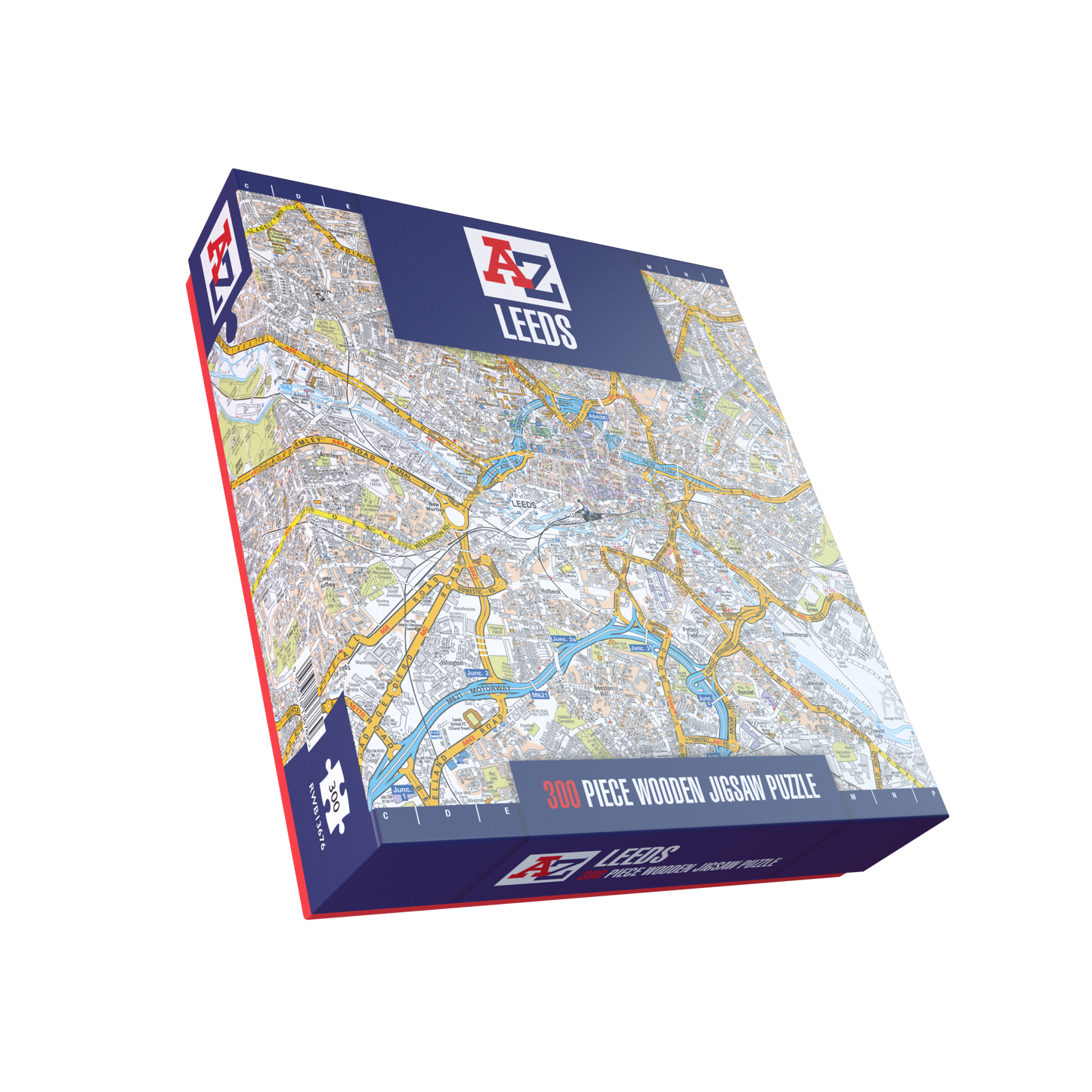 A-Z Map of Leeds 1000 or 300 Piece Jigsaw