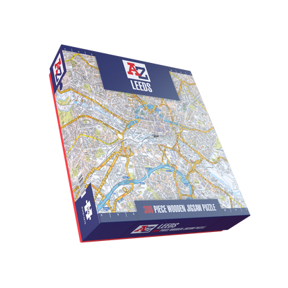A-Z Map of Leeds 1000 or 300 Piece Jigsaw