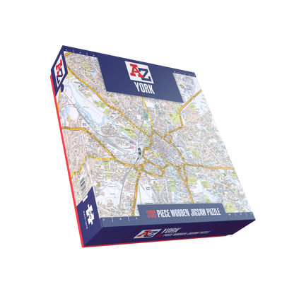 A-Z Map of York 1000 or 300 Piece Jigsaw