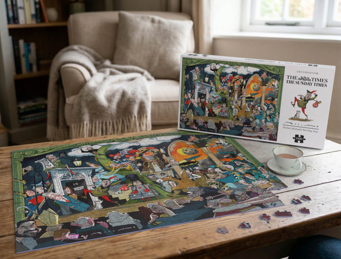 PRE-ORDER The Times 'Morten Morland's Puzzling Year 2026' 1000 Piece Jigsaw Puzzle