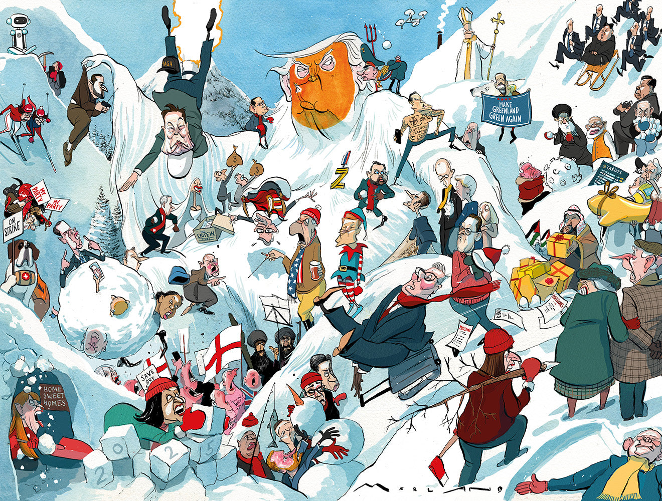 PRE-ORDER The Times 'Morten Morland's Puzzling Year' 1000 Piece Jigsaw Puzzle