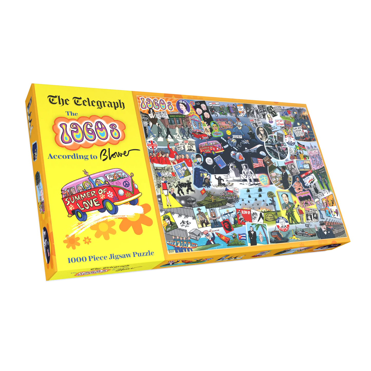 The Telegraph 1960s According to Blower 1000 or 300 Piece Jigsaw Puzzle