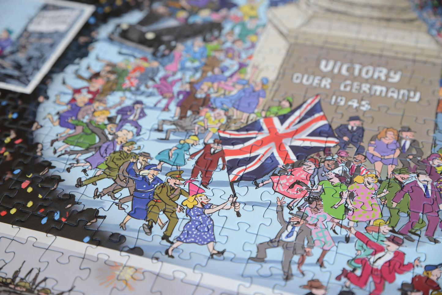Daily Telegraph VE Day 80th Anniversary According to Blower 1000 or 300 Piece Jigsaw Puzzle