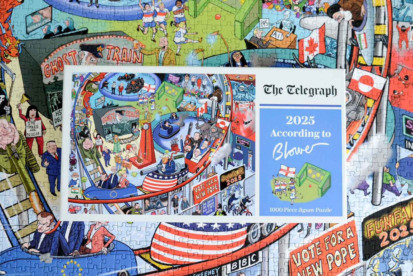 PRE-ORDER 2025 According to Blower 1000 or 300 Piece Jigsaw Puzzle