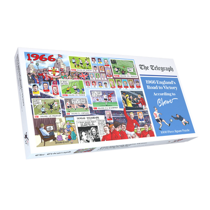 PRE-ORDER Daily Telegraph 1966 England's Road to Victory - According to Blower 1000 Piece Jigsaw Puzzle