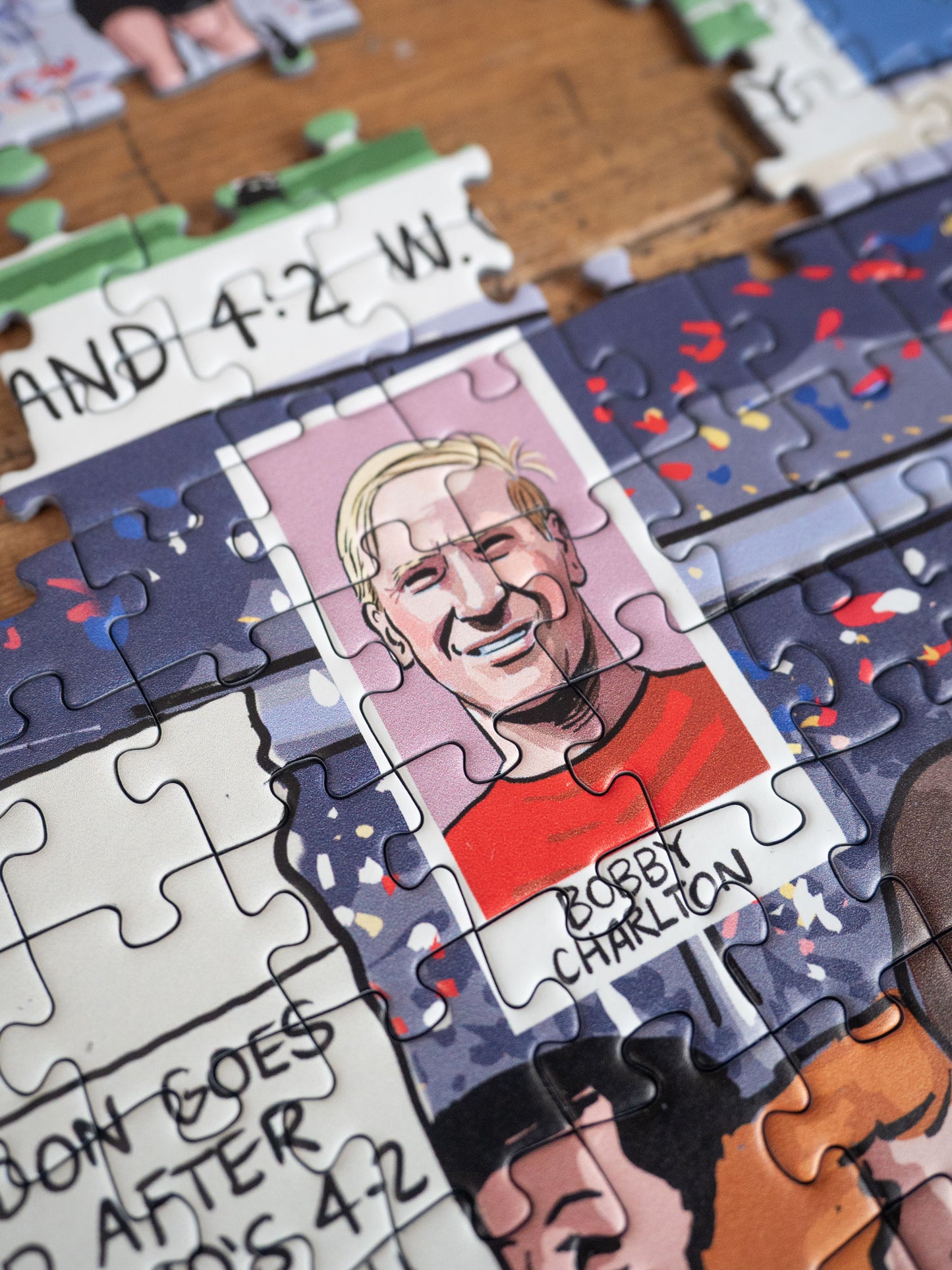 PRE-ORDER Daily Telegraph 1966 England's Road to Victory - According to Blower 1000 Piece Jigsaw Puzzle