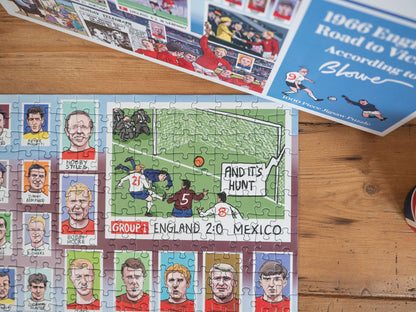 PRE-ORDER Daily Telegraph 1966 England's Road to Victory - According to Blower 1000 Piece Jigsaw Puzzle