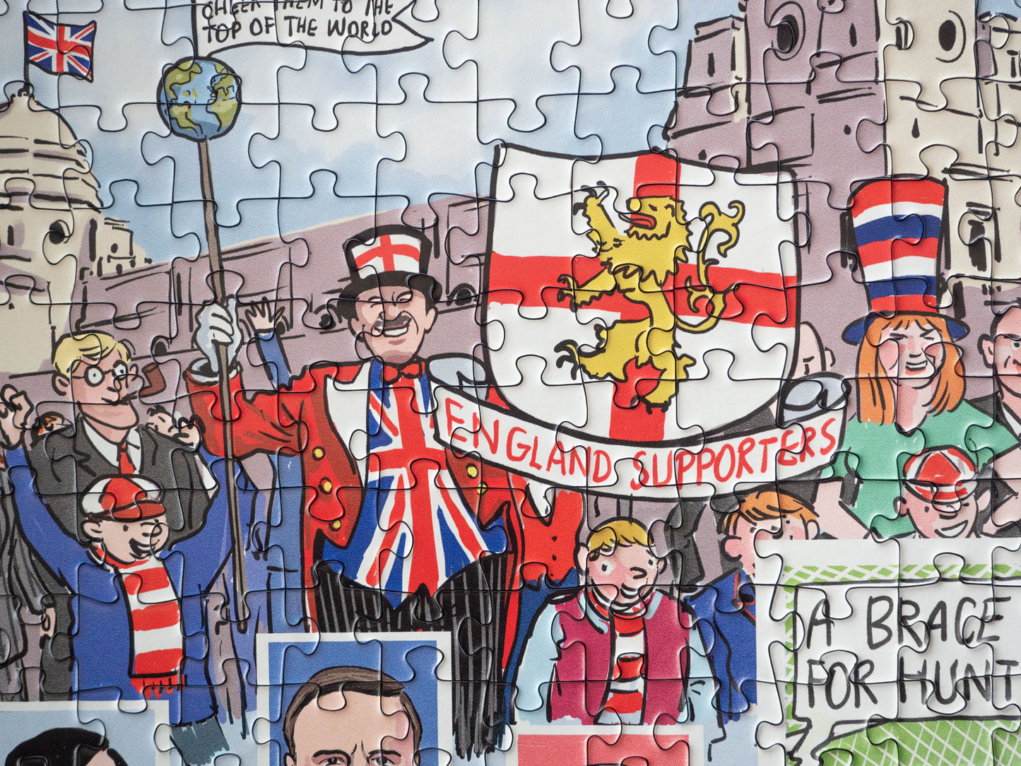 PRE-ORDER Daily Telegraph 1966 England's Road to Victory - According to Blower 1000 Piece Jigsaw Puzzle