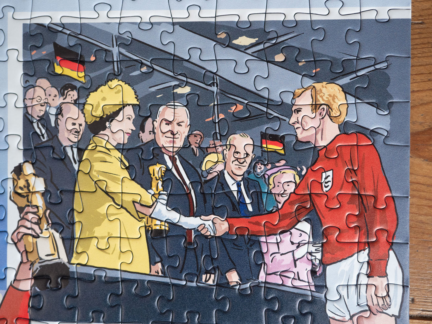 PRE-ORDER Daily Telegraph 1966 England's Road to Victory - According to Blower 1000 Piece Jigsaw Puzzle