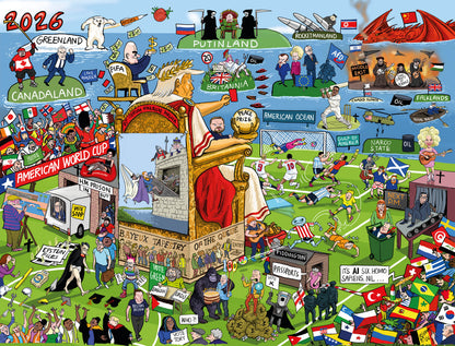 Telegraph 2026 According to Blower 1000 Piece Jigsaw Puzzle