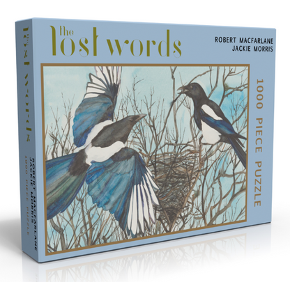 The Lost Words Magpies 1000 Piece Jigsaw Puzzle