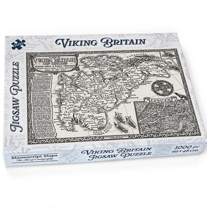 Viking Britain Map Jigsaw Puzzle - 1000 pieces