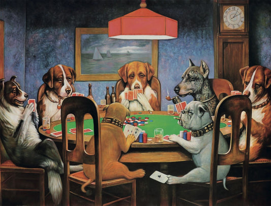 A Friend in Need - Dogs playing Poker - Cassius Marcellus Coolidge 1000 or 500 Piece Jigsaw Puzzle