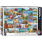 Globetrotter Mexico 1000 Piece Jigsaw Puzzle