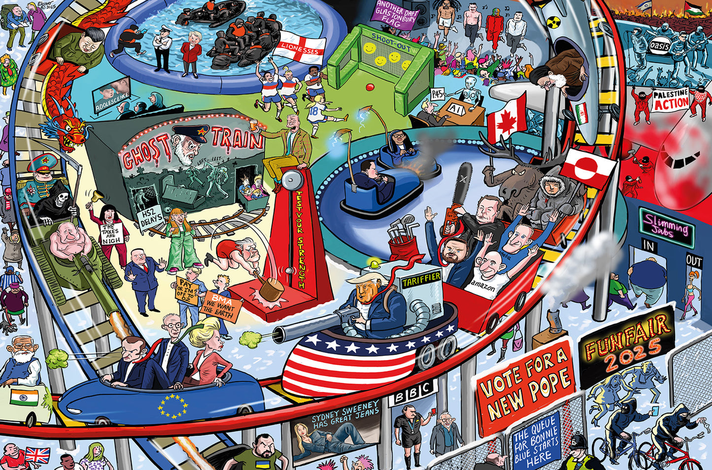 PRE-ORDER 2025 According to Blower 1000 or 300 Piece Jigsaw Puzzle